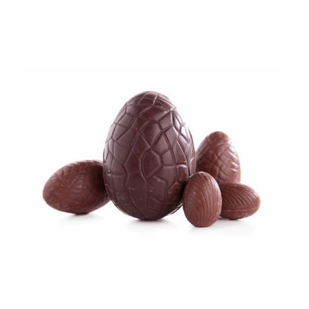 Assortiments d'oeufs en chocolat