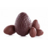 Assortiments d'oeufs en chocolat