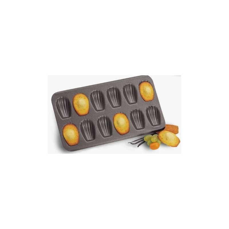 Plaque à 12 madeleines